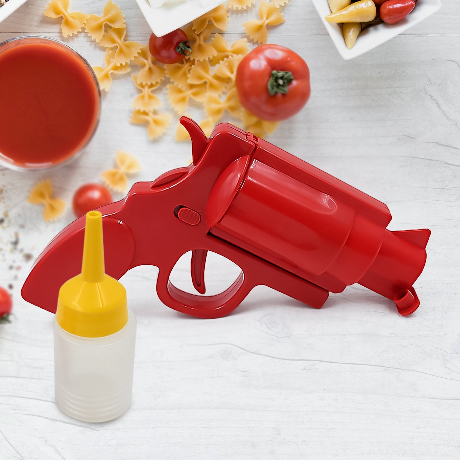 Ketchup Dispenser Mustard Bottle Gun (1 Pc) Ketchup Dispenser Mustard Bottle Gun (1 Pc)